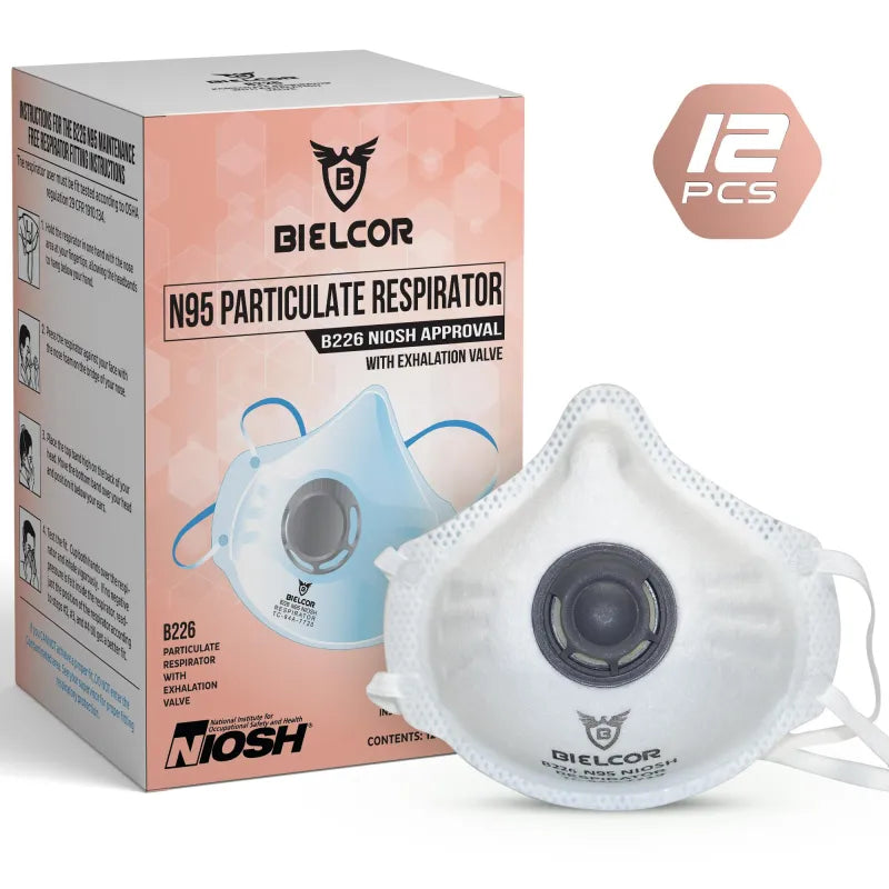 B226 N95 Particulate Respirator ā 12 Pack