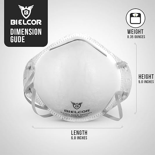 B200 N95 Particulate Respirator - 20 Pack